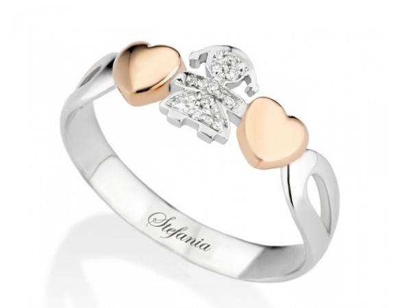 LBB112 - Anello Girocuore Le Bebe Femminuccia