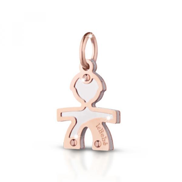 LBB161 - Ciondolo Lock Your Love Bimbo Oro Rosa