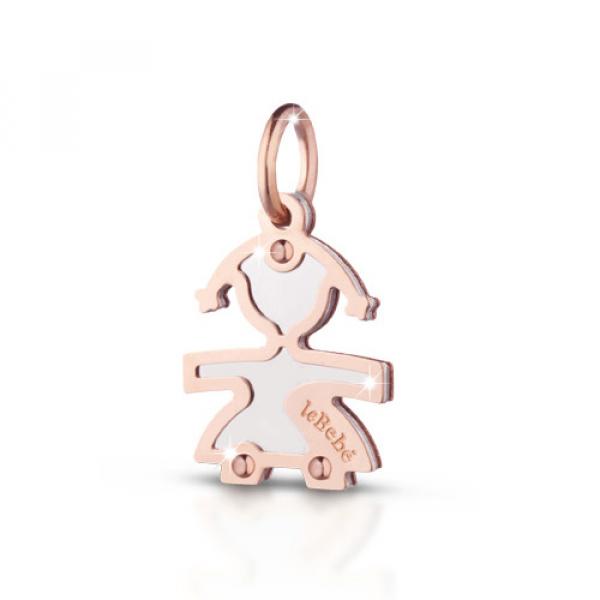 LBB162 - Ciondolo Lock Your Love Bimba Oro Rosa