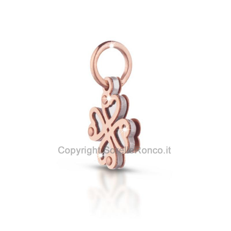 QUADRIFOGLIO LOCK YOUR LOVE ORO ROSA