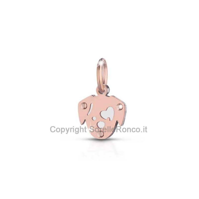 LE BEBÈ LOCK YOU LOVE CANE ORO ROSA 0.73X0.81CM