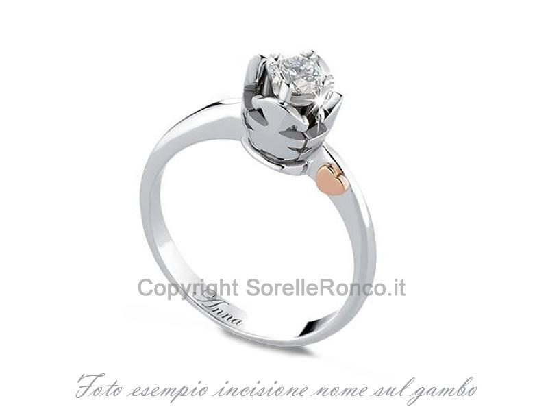ANELLO SOLITARIO LE BEBE CESTINO BIMBA