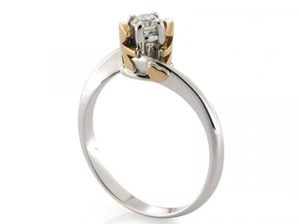 LBB224 - Anello Le Bebè Contrarie BIMBO ct 0.20 