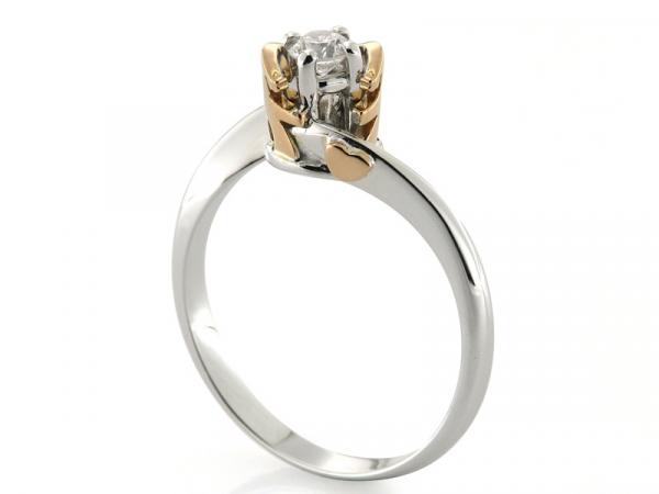 LBB225 - Anello Le Bebè Contrarie BIMBA ct 0.20 
