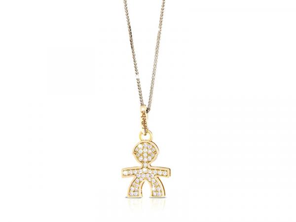 LBB251 - Collana LeBebè I Pavè Micro-Setting Bimbo Oro