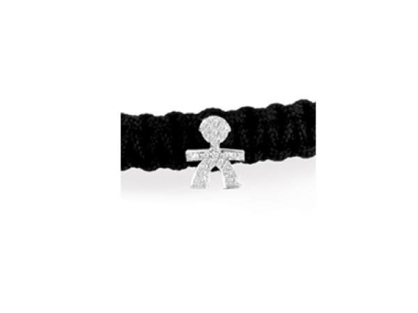 LBB308-M - Le Bebè Elemento Singolo Pavè Oro Bianco M 18kt