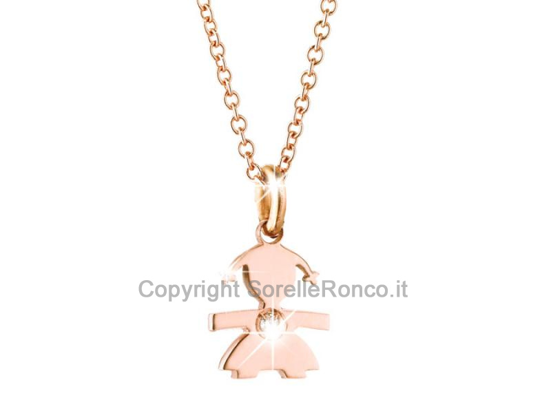 GIROCOLLO LE BRICIOLE LE BEBÈ BIMBA ROSA