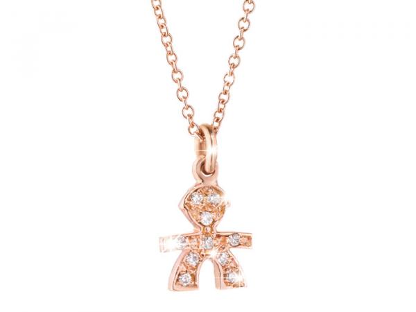 LBB323 - Collana Le Briciole Le Bebe Bimbo Pavè
