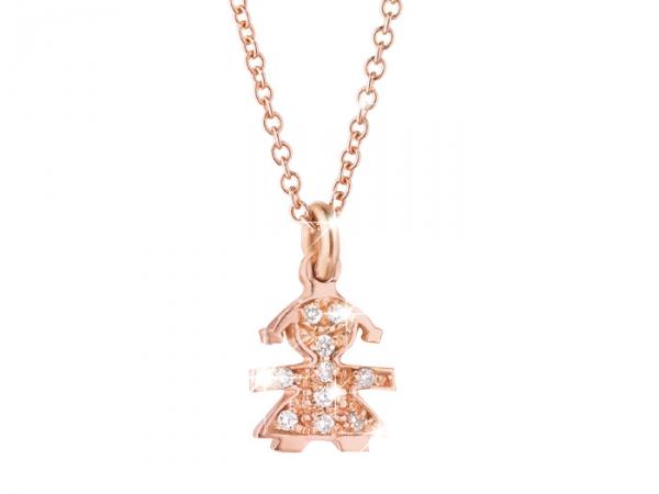LBB324 - Collana Le Briciole Le Bebe Bimba Pavè