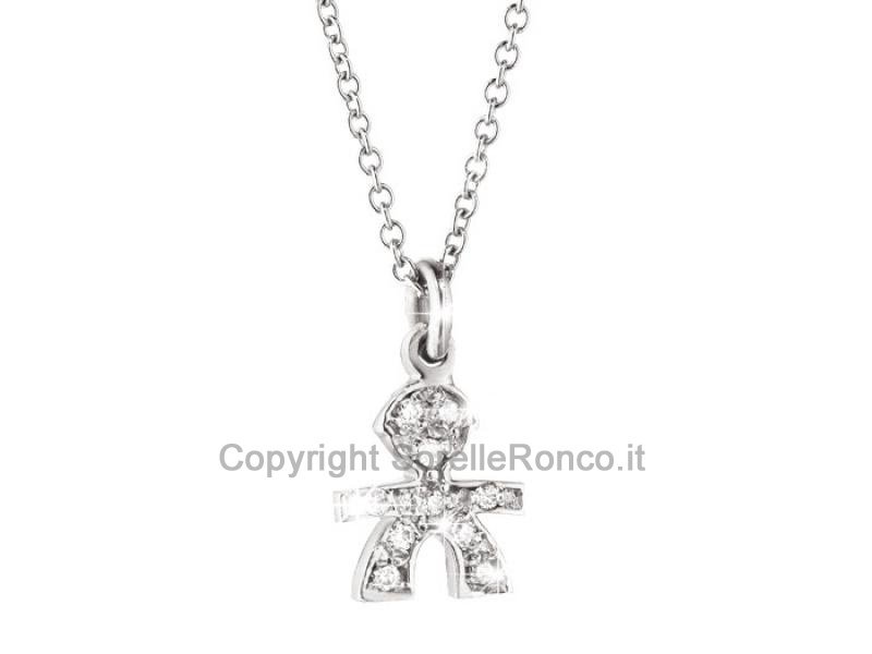 COLLANA LE BEBÈ LE BRICIOLE BIMBO PAVÈ