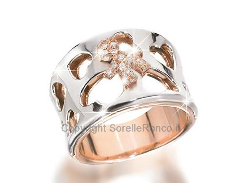 ANELLO I DIVINI LE BEBE BIMBO ORO BIANCO