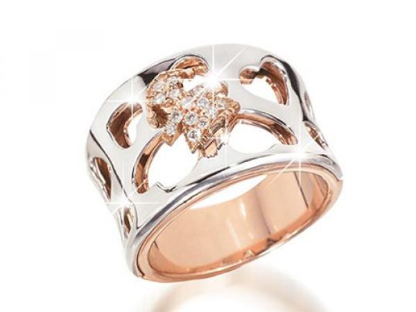 LBB352 - Anello Le Bebe I Divini Bimba Oro Bianco