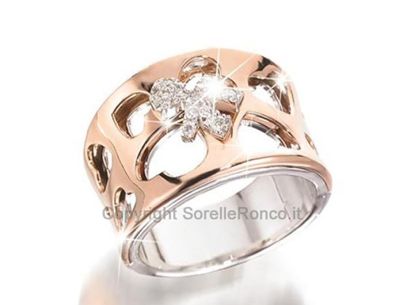 ANELLO I DIVINI LE BEBE BIMBO ORO ROSA