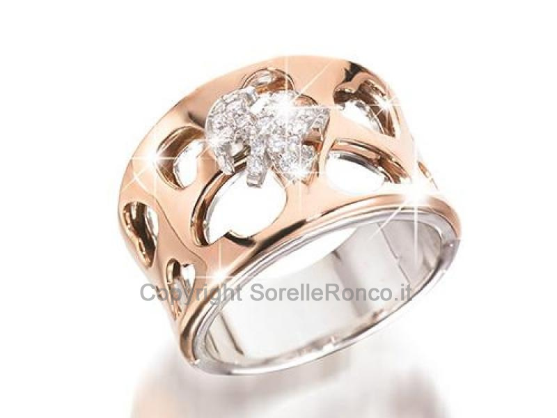 ANELLO LE BEBE I DIVINI BIMBA ORO ROSA