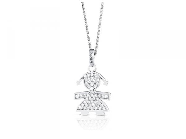 LBB426 - Collana LeBebè I Pavè Micro-Setting Bimba Oro