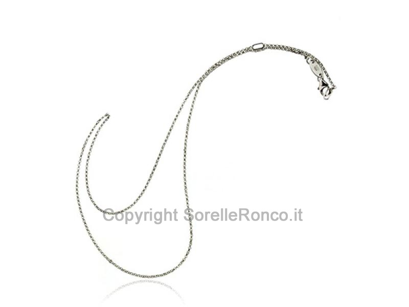 CATENA LE BEBÈ ORO BIANCO 18KT
