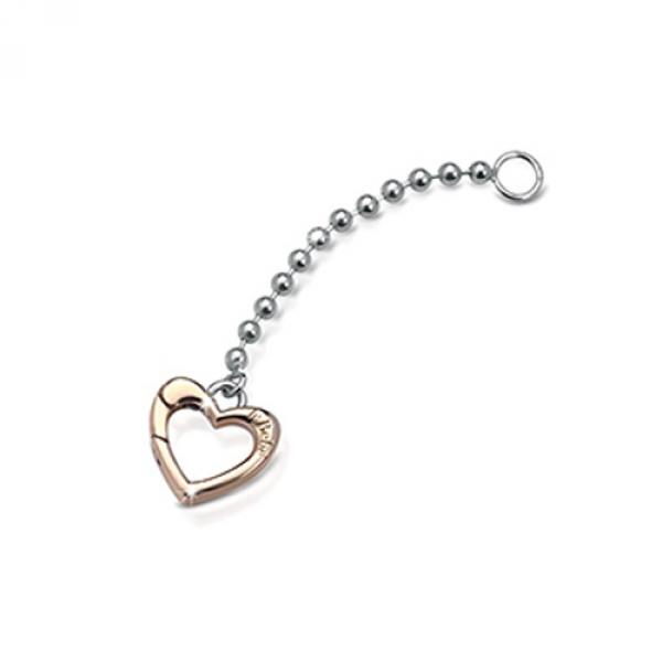 LBBR164 - Link Le Bebè Lock Your Love Argento e Oro Rosa 4cm