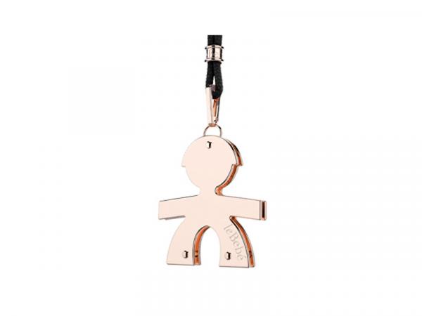 LBB040 - Ciondolo Classico in Oro Rosa 
