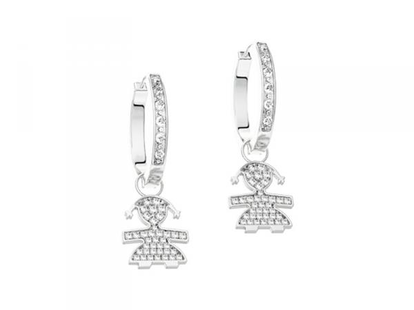 LBB059 - Orecchini Oro Bianco Femminuccia