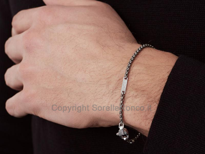 BRACCIALE ADD LE BEBE TITANIO E ARGENTO