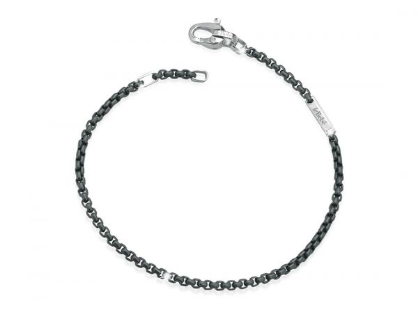 LBU004A - Bracciale Add Le Bebe Titanio e Argento