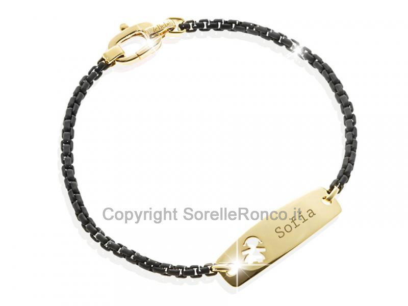 BRACCIALE UOMO LE BEBÈ CON SAGOMA BIMBA