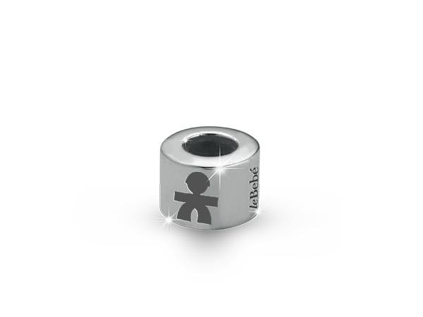 LBU023 - Charm Add Le Bebè Cilindro Bimbo Argento