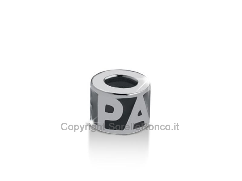 CHARM ADD LEBEBE BIMBA E SCRITTA PAPÀ