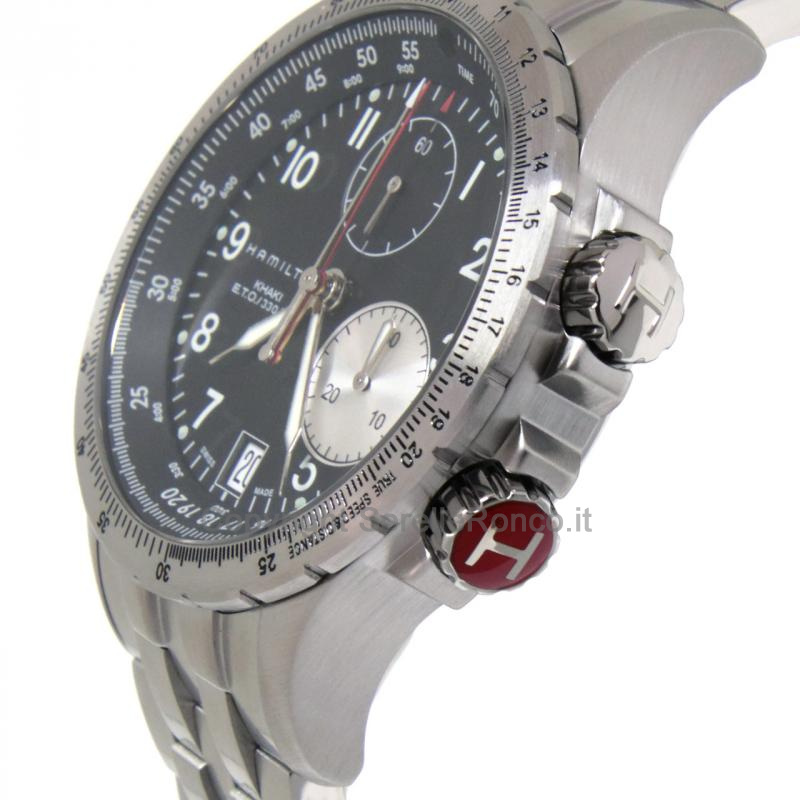 HAMILTON KHAKI AVIATION ETO CHRONO ACCIAIO 42MM