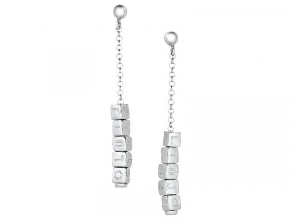 LJ339 - Orecchini LiuJo Logo Dadini Pendente