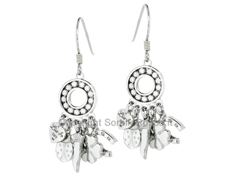 ORECCHINI LIU-JO LUCKY LOVE CON ZIRCONI