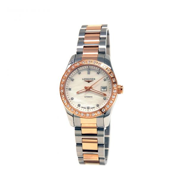 L22855887 - Longines Conquest Lady Acciaio e Oro Rosa 29,5mm