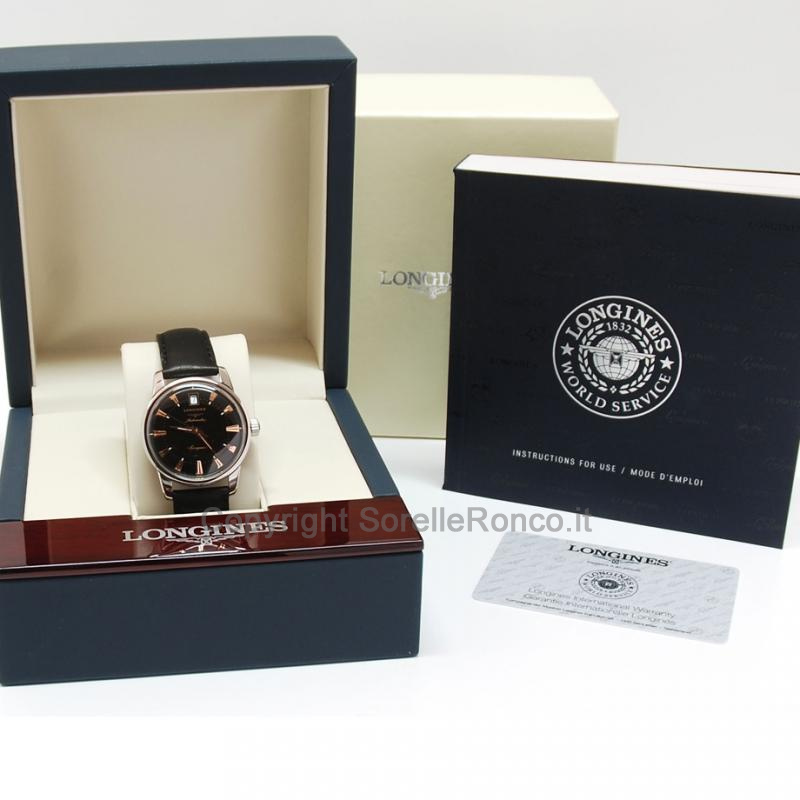LONGINES CONQUEST HERITAGE NERO 35MM