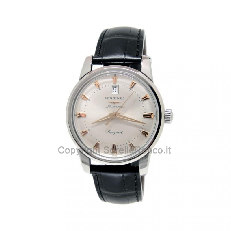 LONGINES HERITAGE AUTOMATIC DATE ARGENTO 40MM