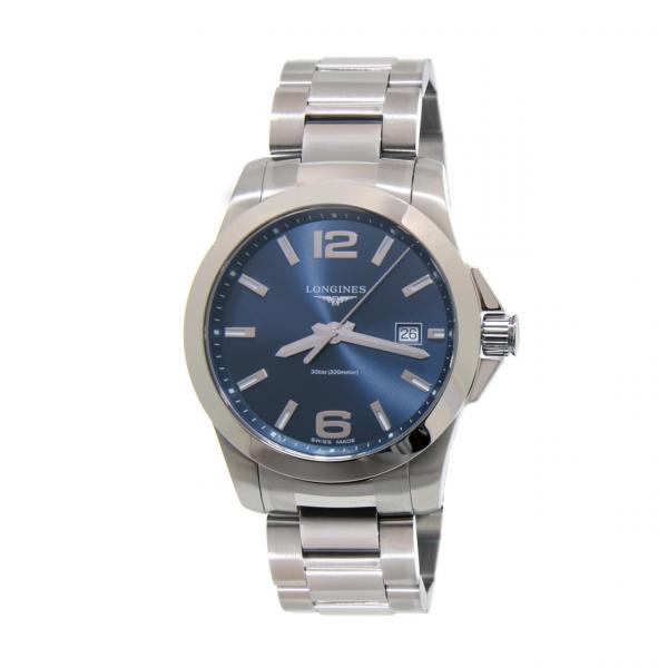 L37594966 - Longines Conquest Acciaio Blu 41mm Quarzo