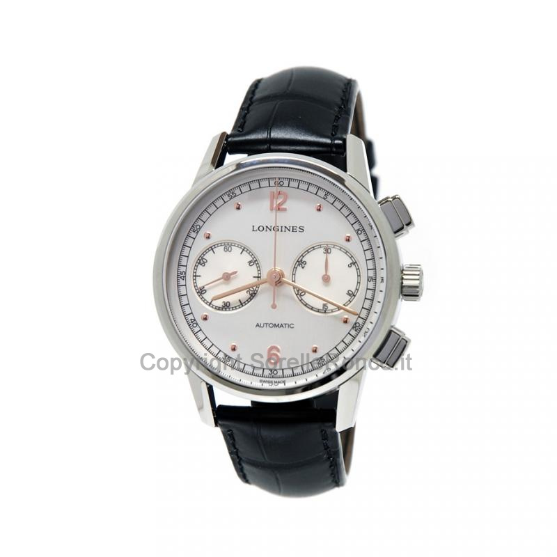 Heritage Classic Cronografo Automatico in Stile Anni '40 41mm Argento