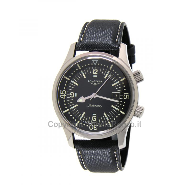 Heritage Legend Diver 42mm Nero Pelle
