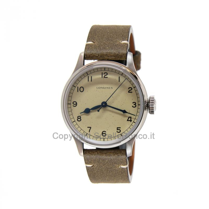 Heritage Military Beige 38,5mm Cinturino Pelle