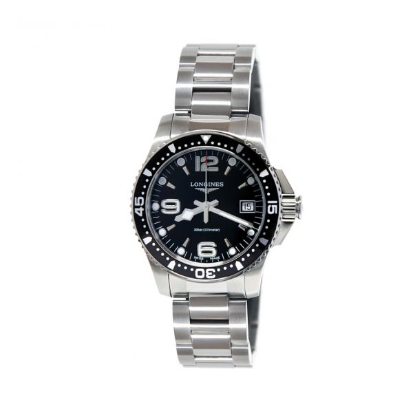 L33404566 - Longines Hydroconquest 34mm Quarzo Nero Acciaio