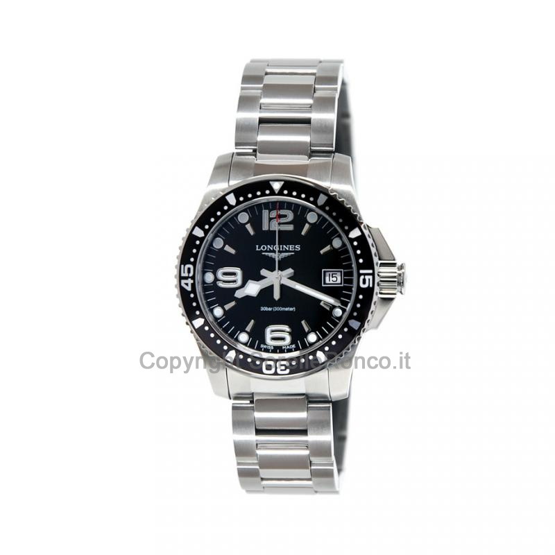 HydroConquest 34mm Quarzo Bracciale Acciaio