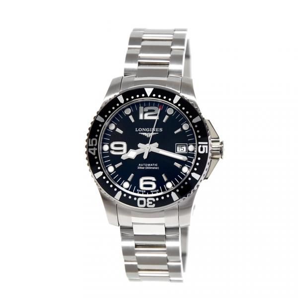 L37414566 - Longines Hydroconquest 39mm Auto Nero Acciaio