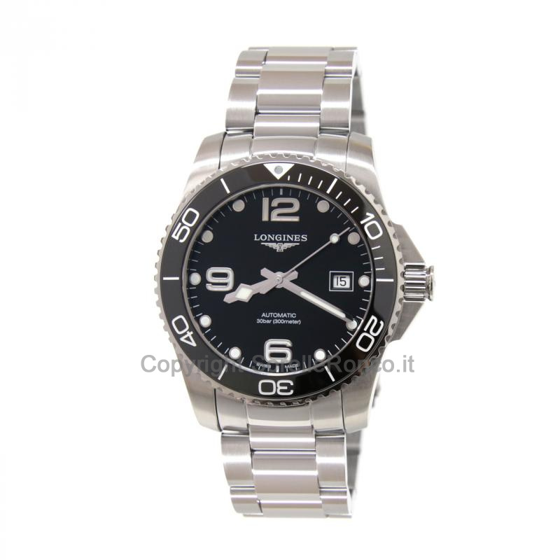 LONGINES HYDROCONQUEST NERO 41MM GHIERA CERAMICA