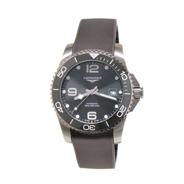 L37814769 - Longines Hydroconquest 41mm Auto Grigio Caucciù