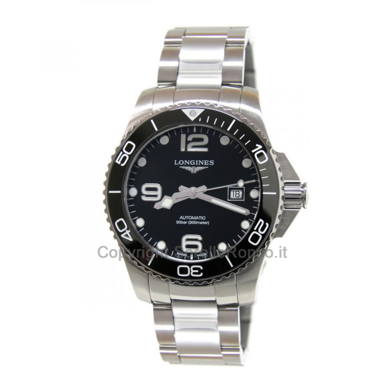 LONGINES HYDROCONQUEST GHIERA NERA 43MM