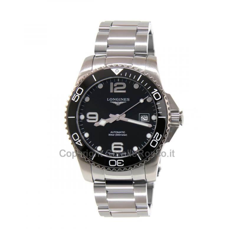 LONGINES HYDROCONQUEST NERO 41MM ACCIAIO CERAMICA