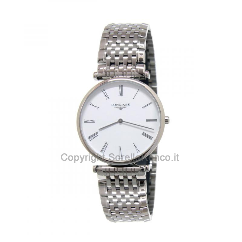 LONGINES LA GRAND CLASSIQUE BIANCO ACCIAIO 33MM