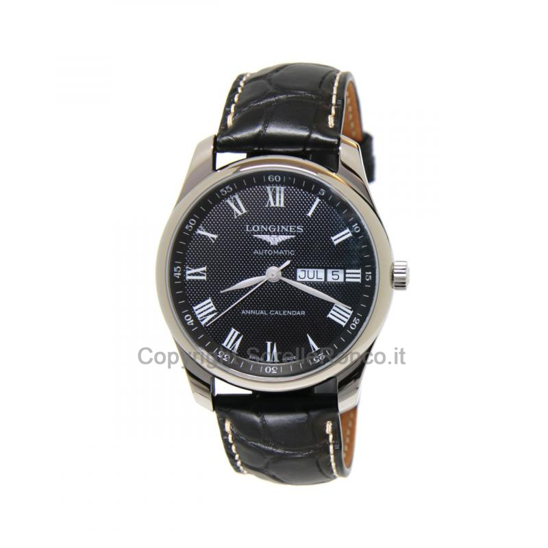 LONGINES MASTER COLLECTION NERO 40MM ROMANI