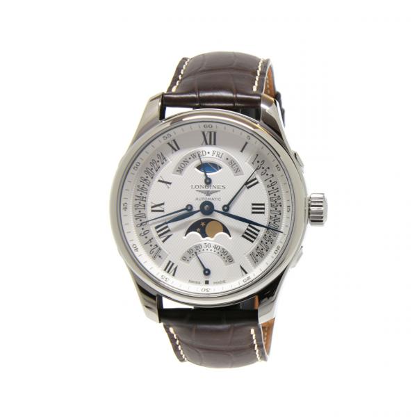 L27394713 - Longines Master Retrogrado Fasi Lunari 44mm Bianco
