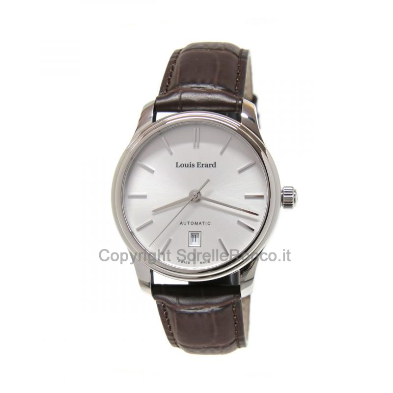 Heritage Argento 40mm Automatico Cinturino Pelle