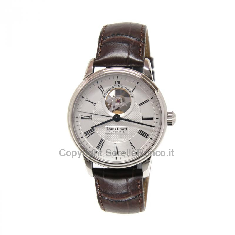 Heritage Classic 40mm Silver Scheletrato Pelle Marrone
